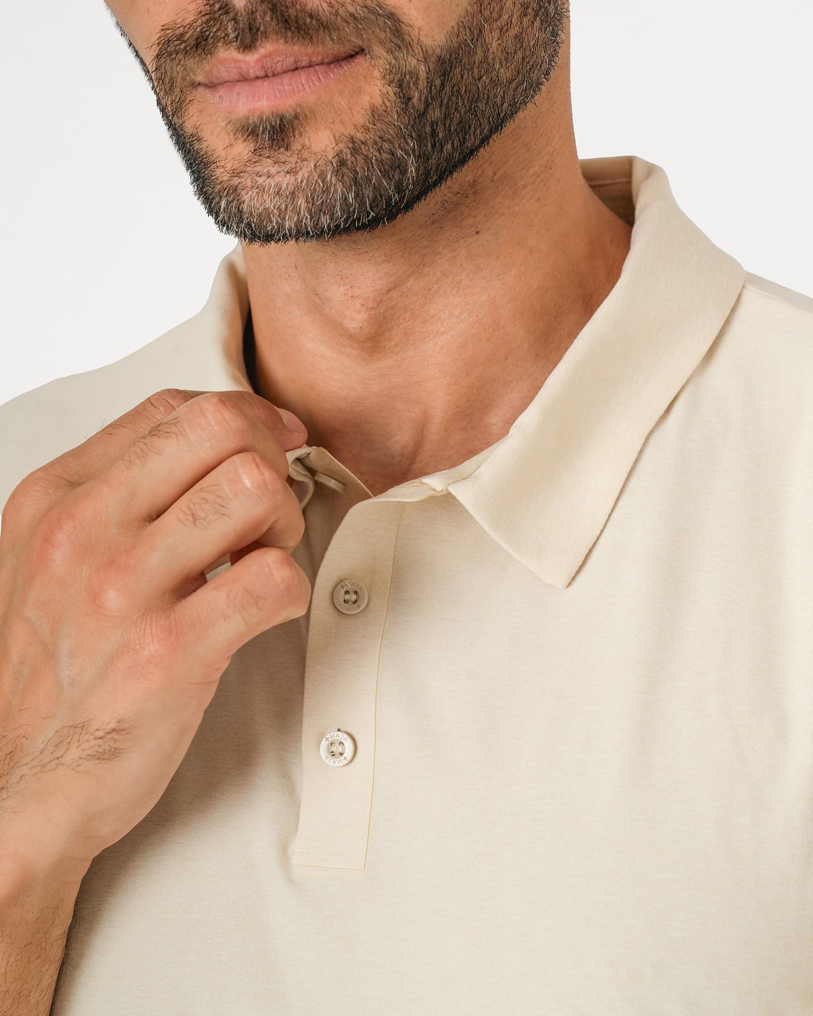 Playera Tipo Polo MAJA® Jaspe - Image 6